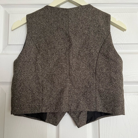 Z.W.Y Vest tuxedo brown grey small - Picture 3 of 3